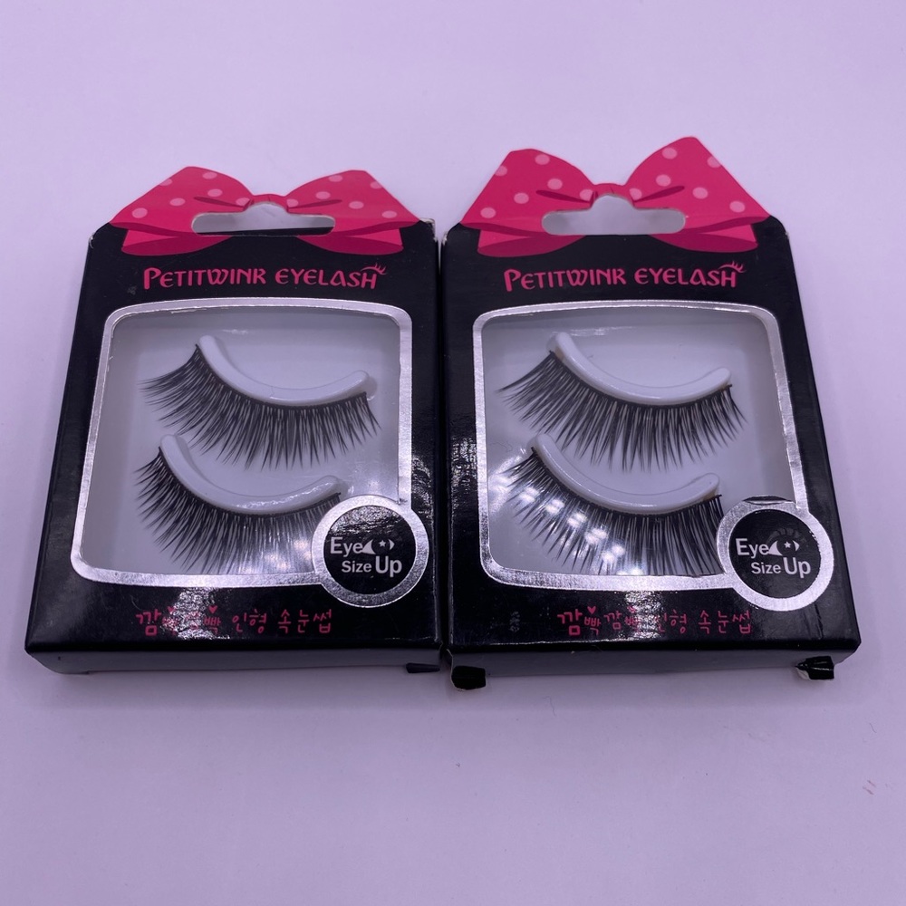 Korean Natural doll eye lashes 2 pairs